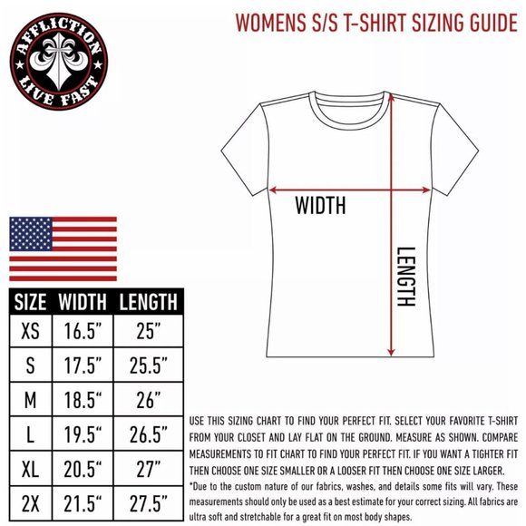 AFFLICTION Women's T-Shirt S/S DAYTONA 79 Tee Bike - Picture 3 of 12